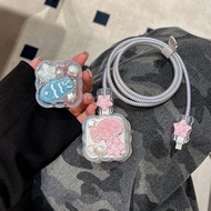 5PCS Cartoon Fish Charger Case For iPhone 40W Charger Protector Cover TPU for iPhone 17 pro max