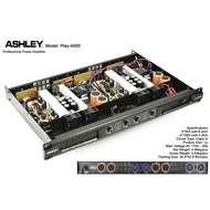 POWER ASHLEY PLAY 4500 ORIGINAL AMPLIFIER 4 CHANNEL CLASS D TERMURAH