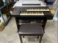 【尚典中古家具】山葉YAMAHA Electone雙層電子琴EL-5電管風琴(附鋼琴椅) 中古.二手.電子琴