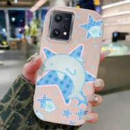 HP Phone Case For Realme 9 5G 9 Pro 5G V25 5G Case Dolphin Star Phone Case Hand Thickness Silicone S