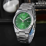 Business Fashion Tissot Quartz Movement Men's Watch Waterproof Rui Watch Green Dial Stainless Steel 