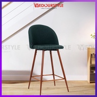 Vedourstyle Nordic Island Chair Bar Chair Eames chair Cushion Bar Stool High Backrest barstool 吧台椅