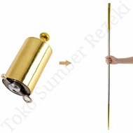 Gold Martial Arts Telescopic Stick Stainless Steel Magic Gold Telescope Magic Cane