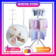 3Tier Foldable Clothing Drying Rack/ Ampaian Penyidai Baju Baby Baju Kecik Boleh Lipat