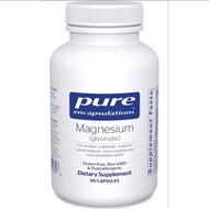 ✨️พร้อมส่ง✨️Pure Encapsulations Magnesium (Glycinate) 90 Capsules