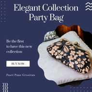 Tas Tangan/Slempang FLOWER GOLD Wanita Terbaru Kekinian murah Elegant Import