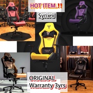 ‼️READY STOCK‼️ TOMAZ GAMING CHAIR SYRIX II (BLACK/PURPLE/RED/BROWN)