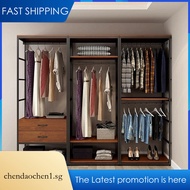 Open Wardrobe Combined Type Wardrobe Waterproof Large Capacity Wardrobe Cabinet Open Concept Wardrob