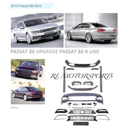 Volkswagen Passat B8 B8.5 R LINE bodykit body kit front side rear bumper skirt lip diffuser cover gr