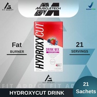 (PROMO) Muscletech Hydroxycut Drink 21 Sachet Fat Burner Weight Loss Drink Mix