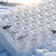 ZIYOU LANG M95 คีย์บอร์ดเมมเบรนใส, คีย์บอร์ดเกมมิ่งแบบมีสาย, ปุ่มกดโปร่งใส, ไฟแบ็คไลท์ Rainbow RGB, 