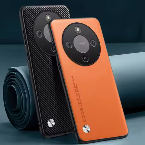 EUCAGR PU Leather Case For Honor X70 5G Back Cover Silicone Shockproof Full Protection Phone Case Fo