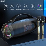 ZEALOT S98 160W High-Power Wireless Speaker With Microphone Function, Speaker Bluetooth, IPX5 Waterp
