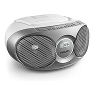 Philips AZ215S/12 CD Sound Machine Speaker Audio Portable 3W Power Silver