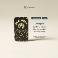 Analogue Apotik Solid Cologne Omegha | Pocket Perfume | Solid Perfume | Perfume Balm | Fresh Pineapp