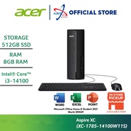 ACER ASPIRE XC1785-14100W11S / XC-1785-14100W11S DESKTOP PC ( I3-14100 / 8GDR5 / 512SSD / WIN11H / O
