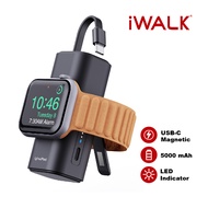 iWalk LinkPod W Mini Magnetic Powerbank 5000mAh Type C 15W Fast Charging Mini Power bank for Apple Watch/iPhone