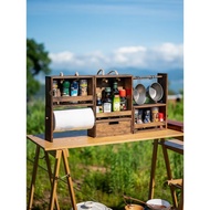 Naturehike Outdoor Seasoning Cabinet Portable Picnic Supplies Box Camping BBQ Glamping Equipment