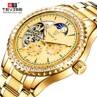 TEVISE Brand New Popular Mechanical Men's Watch Mechanical Watch Men's Watch Gold Watch Fully Automa