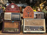 早期真空管唱機&amp;收音機