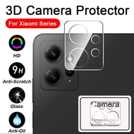 Xiaomi Mi 13 12 11 Lite 11T 12T Redmi Note 13 12 11 10 Pro 11S 10S Poco F5 F3 X6 X4 X5 F4 3D Full Cover Tempered Glass Camera Protector Cover