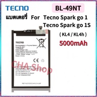 แบตเตอรี่ แท้ Tecno Spark Go 1 / Spark Go 1S KL4 KL4h Battery Model BL-49NT 5000mAh แบต Tecno Spark 