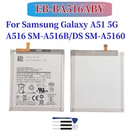 NEW Battery For Samsung Galaxy A51 5G A516 SM-A516B/DS SM-A5160 EB-BA516ABY Rechargeable Phone Batte