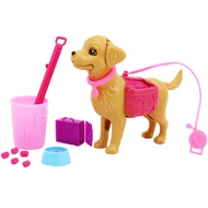 [Best selling toy]1 Set 1:6 Doll House Accessories Mini Plastic Dog Pet Equipment Outdoor Combination for Barbie Toys