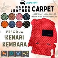 PERODUA Kenari Kembara 5D 6D Car Floor Rear Mat Liner Carpet Custom Made PU Leather PREMIUM CARMAT