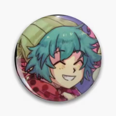 Sou Hiyori Shin Tsukimi Your Turn To Die Soft Button Pin Creative Lapel Pin Jewelry Collar Hat Cloth