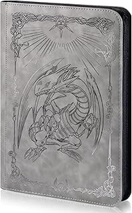 Trading card binder,Ringless Zip laser foiling Binder,540 Double Sided Pocket Collectible Trading Ca