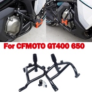 Motorcycle Bumper Engine Guard Crash Bars Stunt Cage Protector for CFMOTO 400GT 650GT Black 400 GT 6