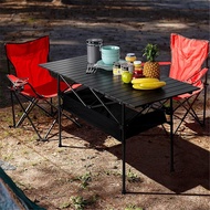 TaffSPORT Outdoor Camping Folding Picnic Table 120x55x50cm - TX120 - Black