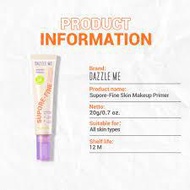 DAZZLE ME Supore-Fine Skin Makeup Primer - Poreless 16H Long-wearing Oil Control