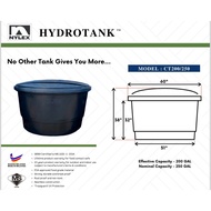 CT  250G NYLEX POLY  WATER TANK  N200 (60" X 38")  [ CT200/250 ] KLANG VALLEY ONLY