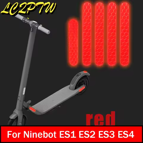 1Set Reflective Stickers For Ninebot ES1 ES2 ES3 ES4 E22 E25 Series Electric Scooter PVC Anti-reflec