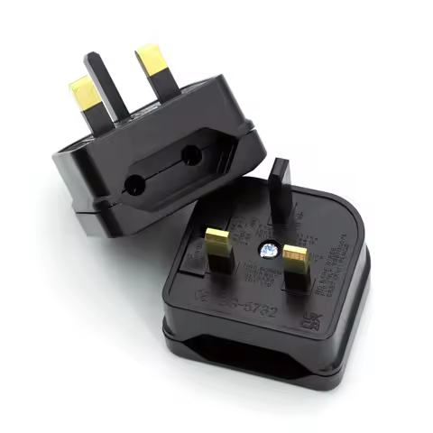 Euro EU To UK Plug Adapter With 3A/5A/13A Fuse UK British Electrical Travel Plug Adapter Converter S