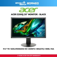 ACER E200Q Monitor - 19.5" TN/60HZ/HD