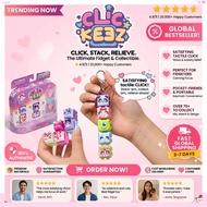 💝💝Best Gift💝Clickeez Clickable Keyboard Keychain Blind Box Full Set with Keyring Collectible Kawaii 