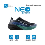 HIJAU 910 HAZE FLOW Running Shoes BLACK/ GREENbiru