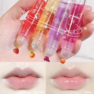 1pcs Roll-on Fruit Essence Lip Balm Lip Hydrating Lip Cosmetic Primer Oil Lipstick Moisturizing H9D8