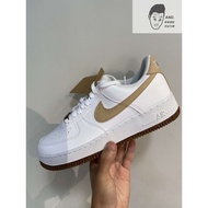 [AND.]NIKE AIR FORCE 1 LOW White Milk Tea Hook Embroidery Sports Skateboard Casual Men's Shoes CZ033