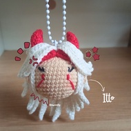 GANTUNGAN Genshin impact Itto knit key chain Arataki Itto Knit