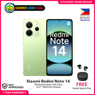 Xiaomi Redmi Note 14  6.67" AMOLED display  Helio G99-Ultra  108MP main camera  8GB+128GB FREE Redmi