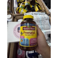 [ Date 10/2027 ] Nature Made Prenatal Folic Acid + DHA supplement pills 150 pills for pregnant women