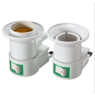 [MALAYSIA PLUG] 3 PIN E27 Night Light ON OFF Holder Adapter Converter / 3 Pin Plug to E27 Dim Light 