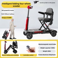 PMA | PMD | Automatic Folding Scooter | Lightweight Scooter | Four Wheel Elderly Mobile Scooter