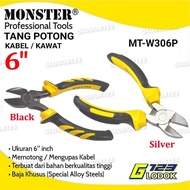MONSTER MT-W306P Silver G1298 6 inch Cutting Pliers