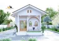 T07 แบบบ้านสวยๆ แบบบ้านสำเร็จ+BOQ+3D พร้อมสร้างใด้เลย(หรือต้องการเอกสารยื่นกู้) แบบบ้านสไตร์มินิมอล 