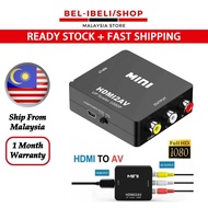 HDMI to AV (RCA) Converter Box HDMI to AV Adapter (HDMI to AV converter) HDMI2AV Converter